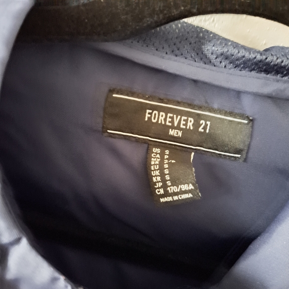 Forever 21 Navy Blue Jacket - Picture 4 of 5